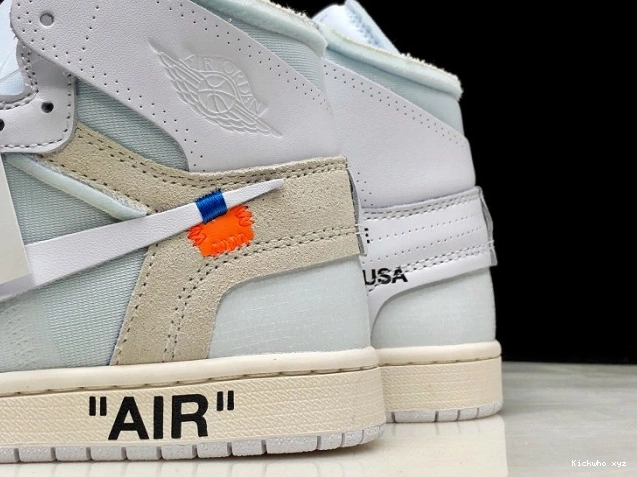 Jordan High Air AQ0818-100 Retro 1 White Off-White 0728